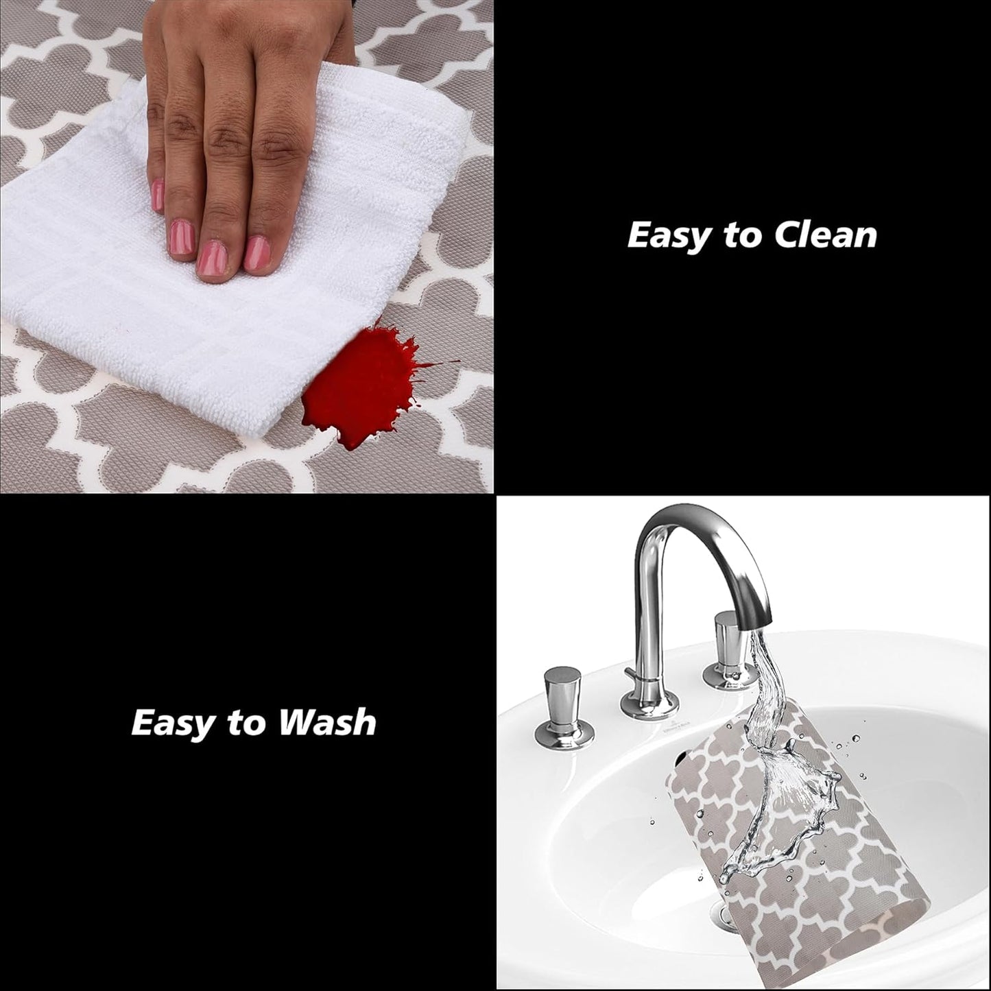 Premium Quality Washable Dining Table Mats for Home & Kitchen