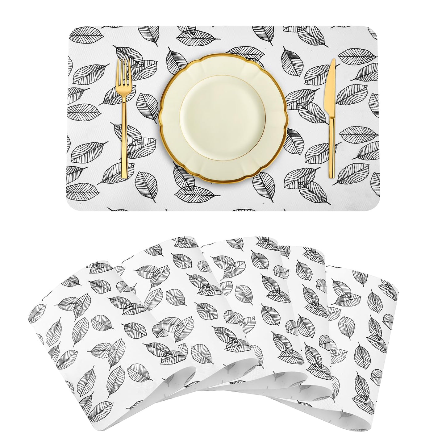 Premium Quality Washable Dining Table Mats for Home & Kitchen