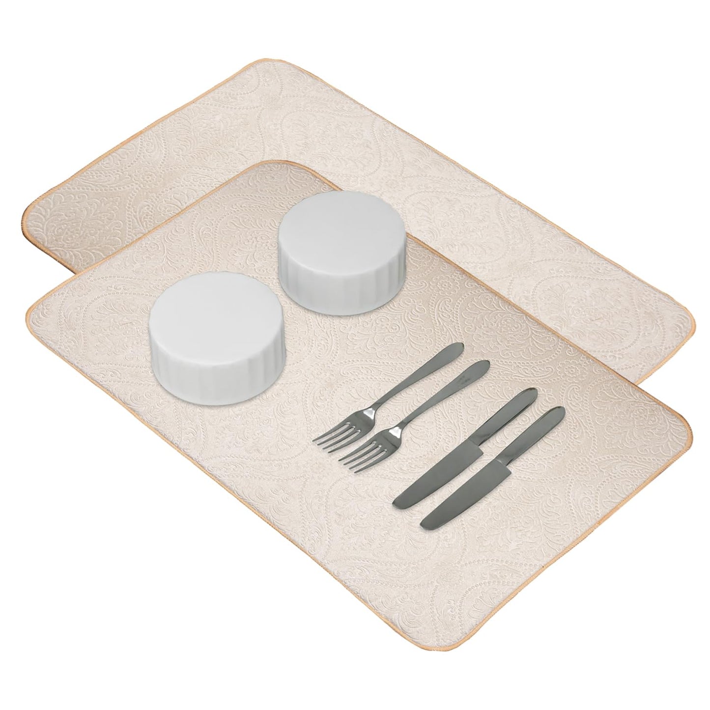 LuxeVelvet Dish Drying Mat