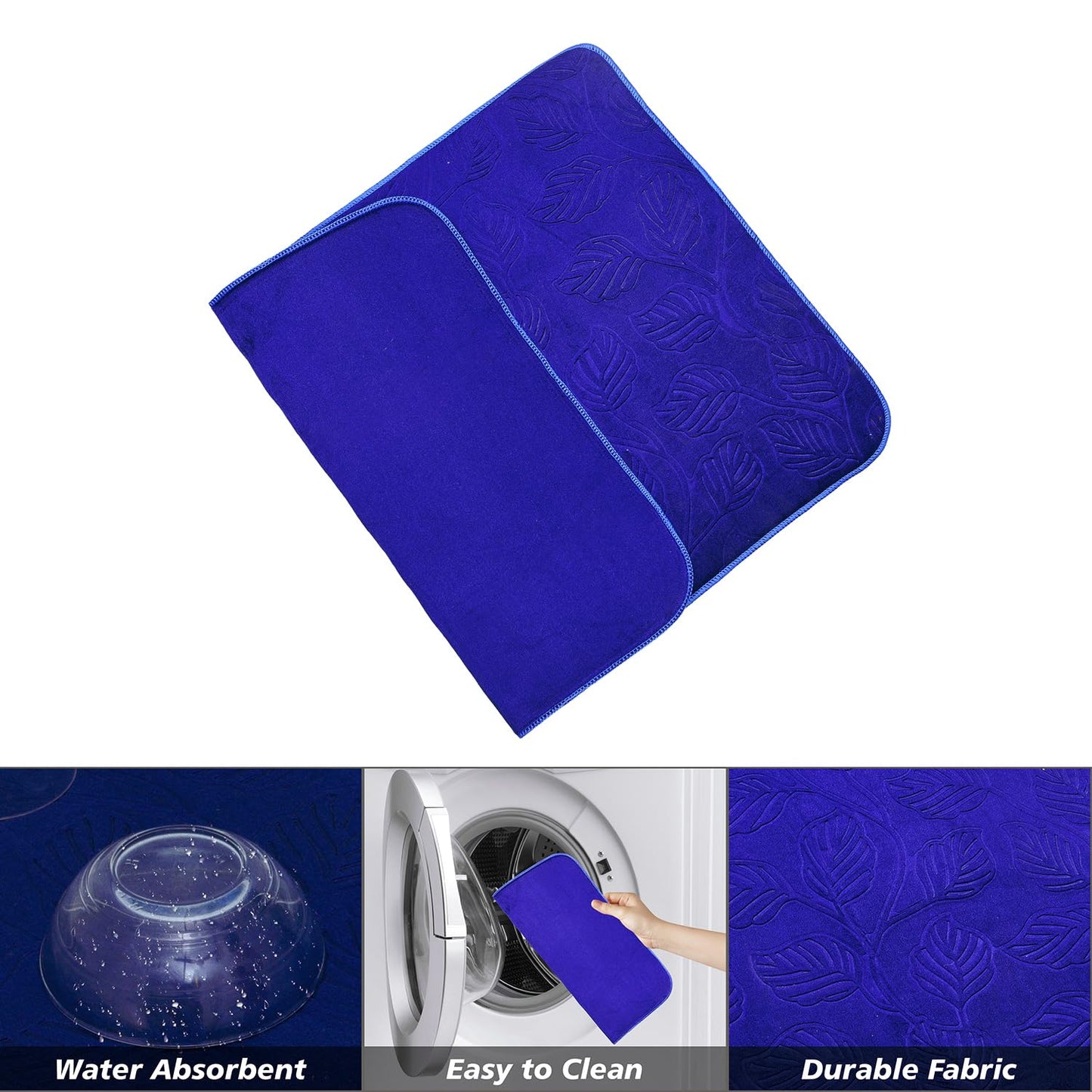 LuxeVelvet Dish Drying Mat