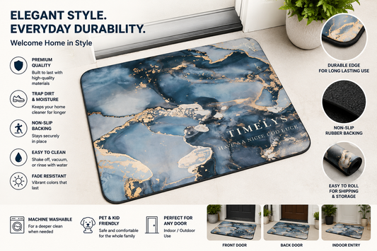Premium Non-Slip Door Mat – Stylish, Durable & Super Absorbent Floor Mat for Indoor & Outdoor Use
