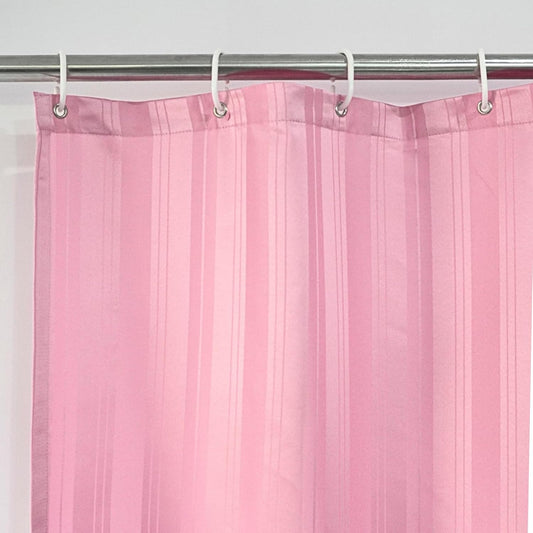 Solid Pink Shower Curtain