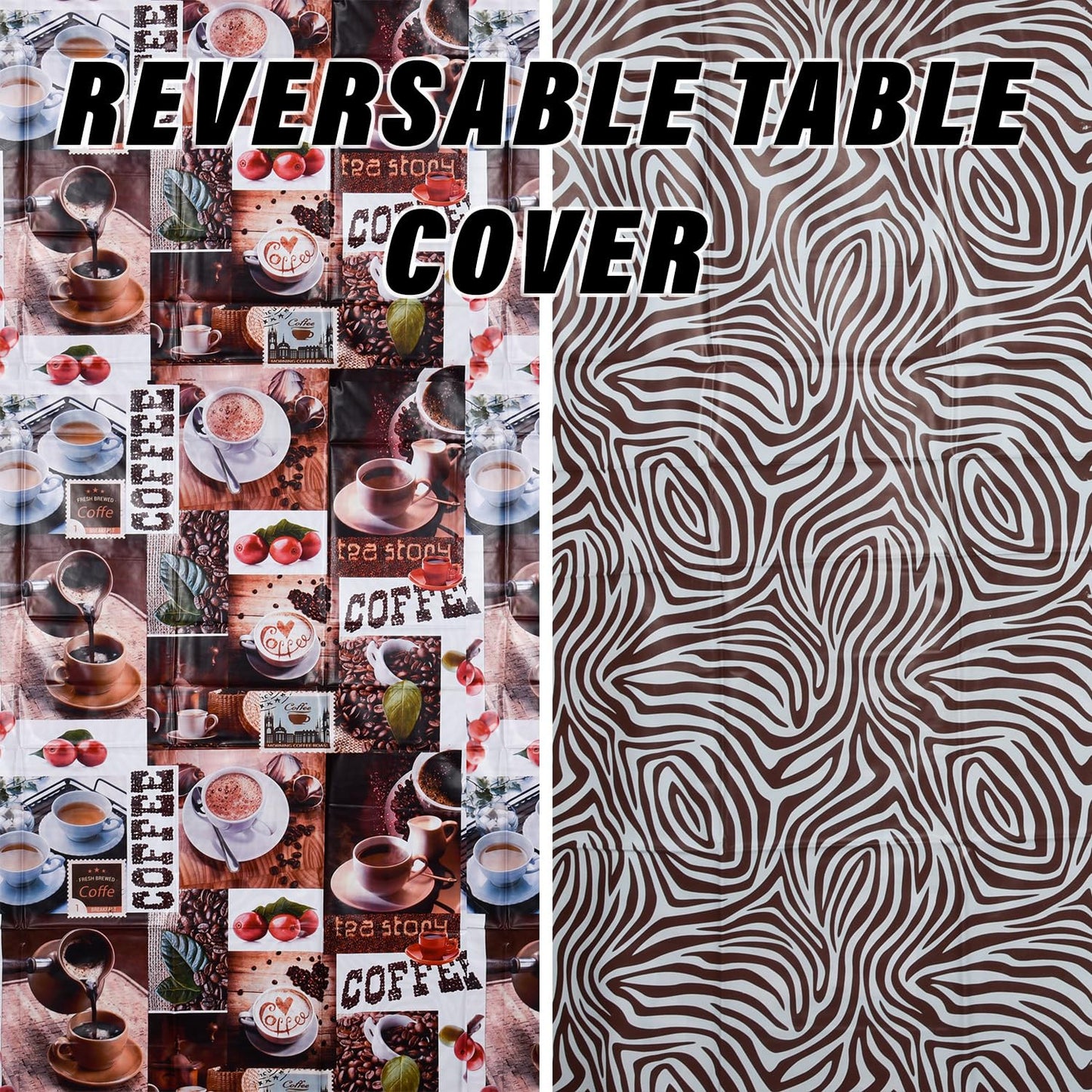 Capachino Double Side Printed Table Cover