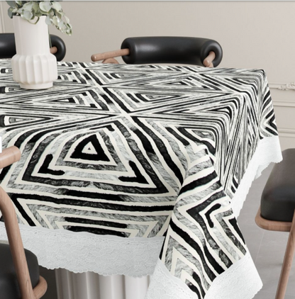Zig Zag Printed Table Cover