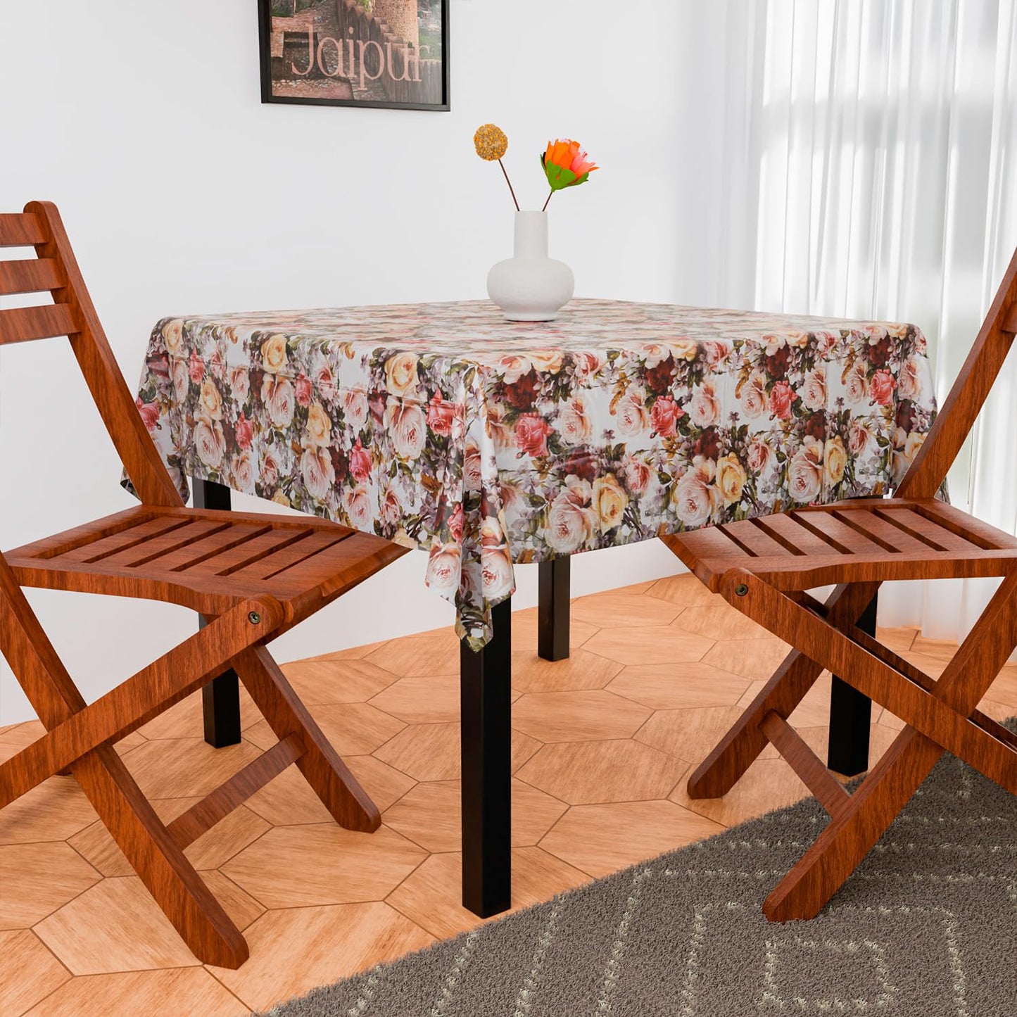 REVERSABLE Stylish Dining Table Cover with Premium Finish