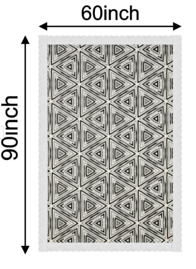 Zig Zag Printed Table Cover