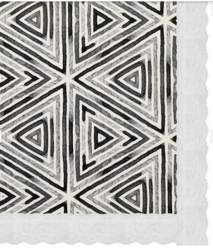 Zig Zag Printed Table Cover