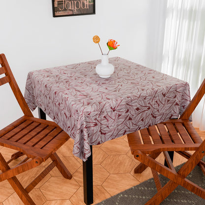 Flower Printed Double Side Table Cover