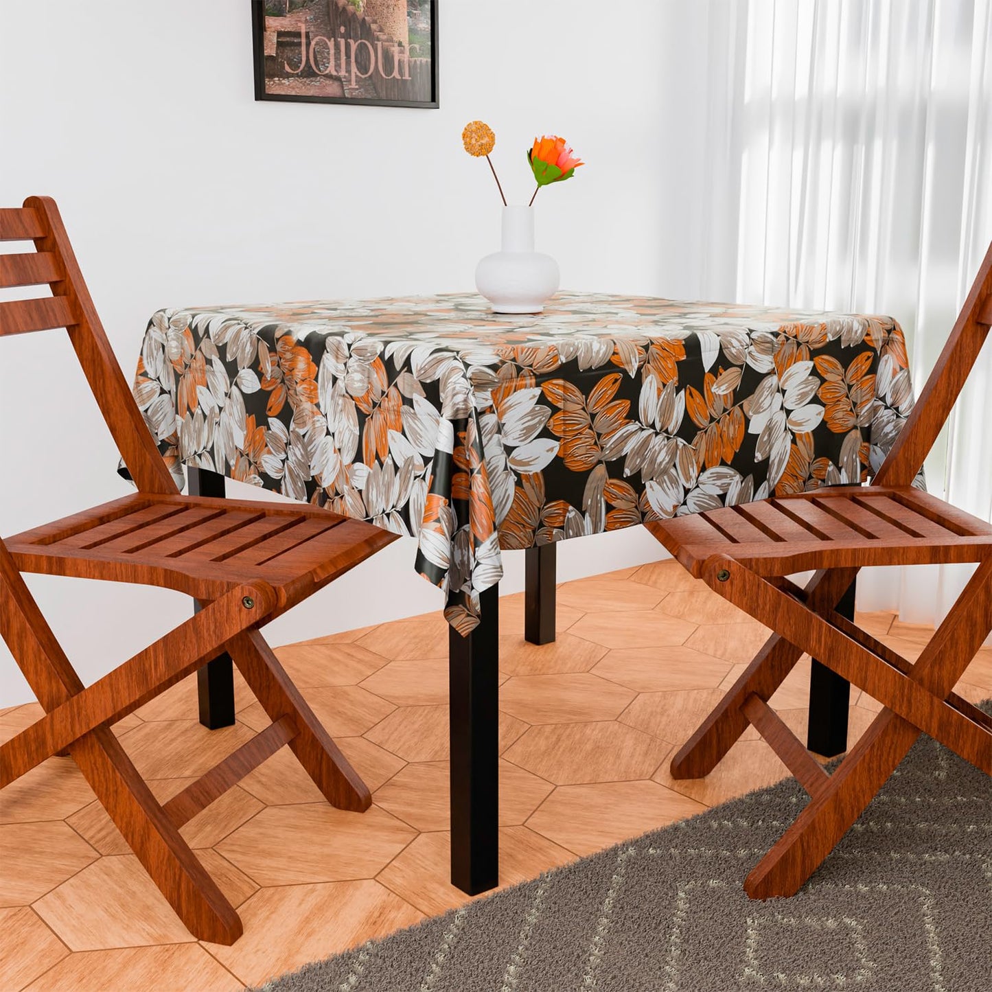 REVERSABLE Stylish Dining Table Cover with Premium Finish