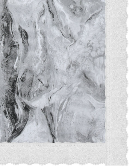 Grey Marble Printed Table Cover