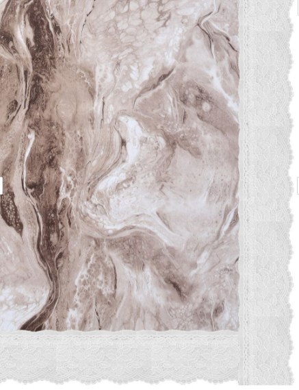 Brown Marble Printed Table Cover