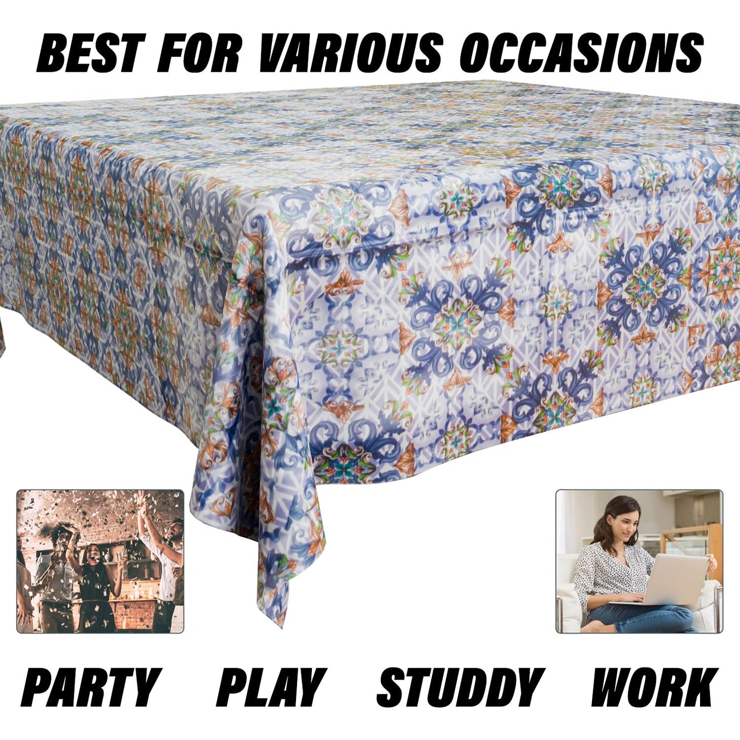 REVERSABLE Stylish Dining Table Cover with Premium Finish