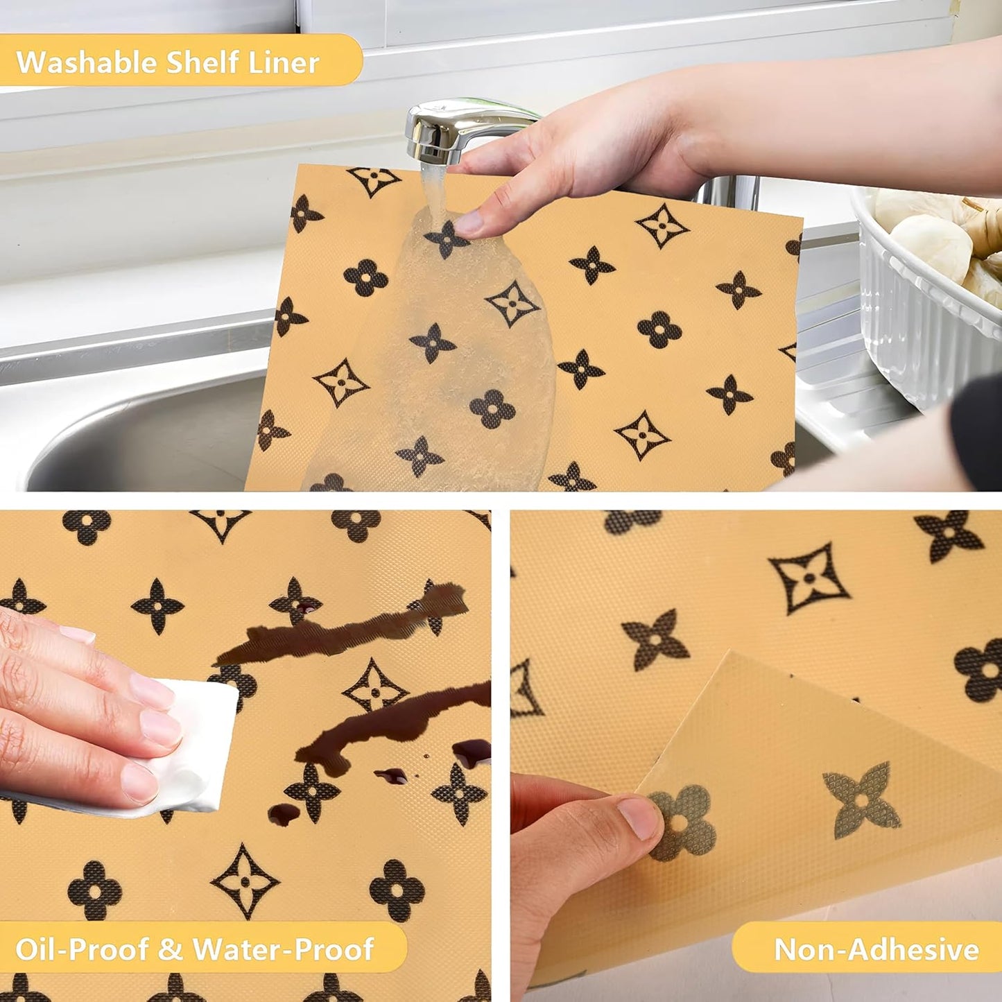 LV Inspired Anti-Slip Multi-Purpose Mat
