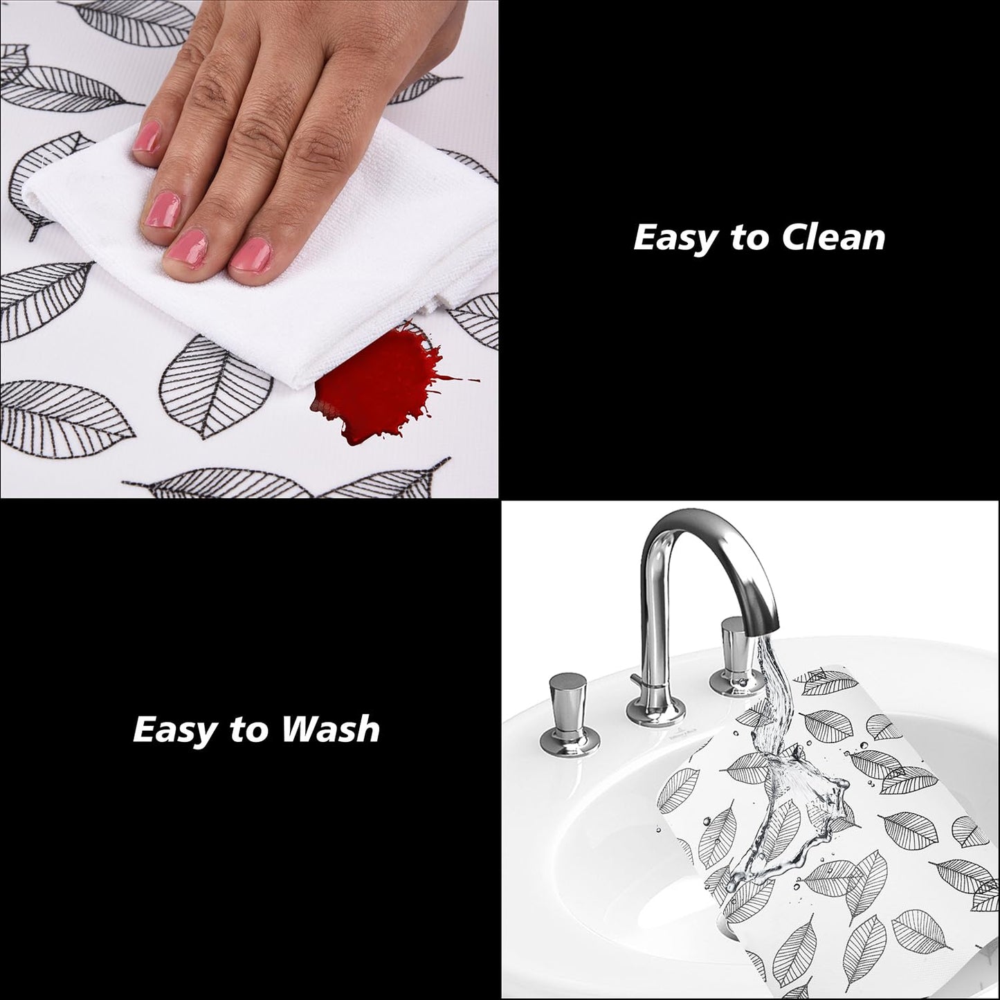 Premium Quality Washable Dining Table Mats for Home & Kitchen
