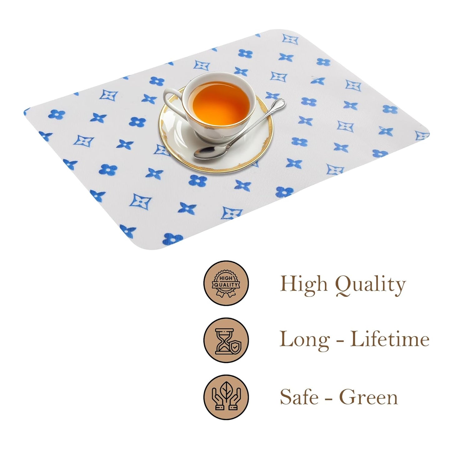 Premium Quality Washable Dining Table Mats for Home & Kitchen