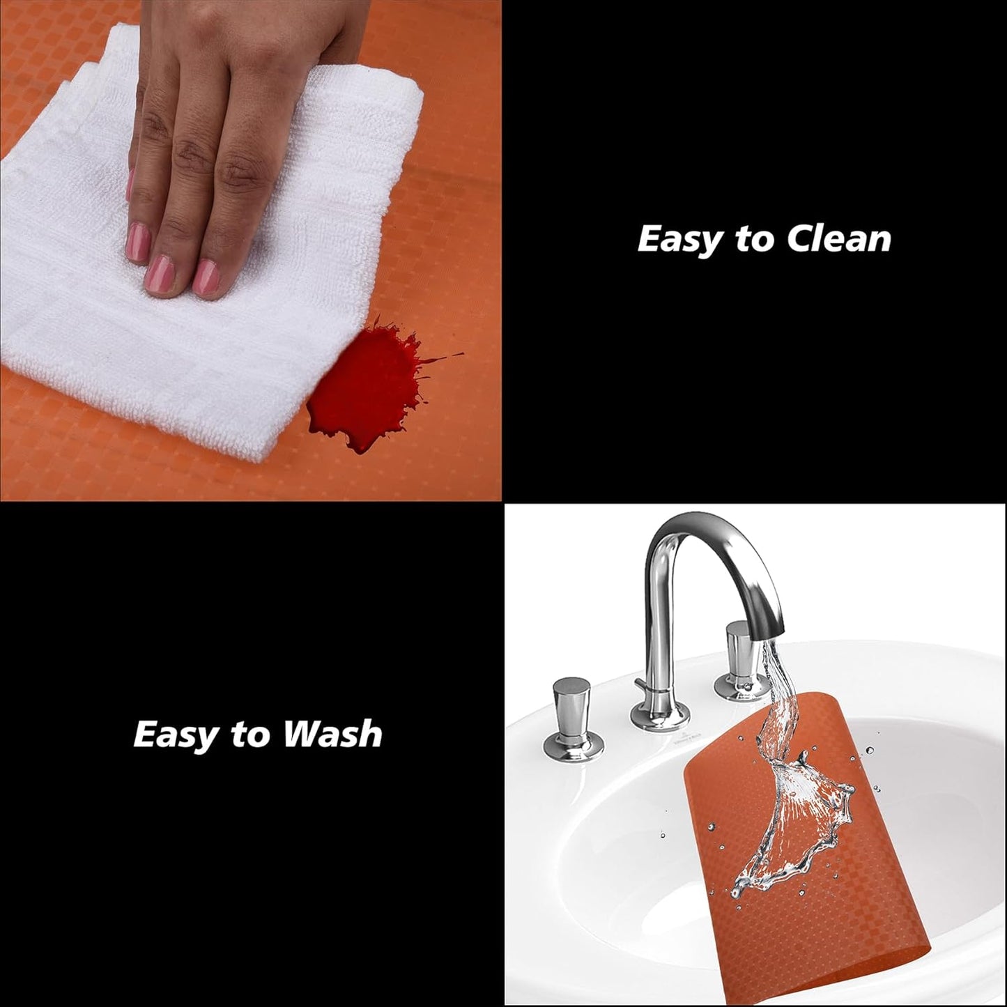 Premium Quality Washable Dining Table Mats for Home & Kitchen