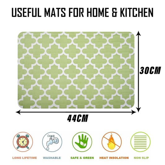 Premium Quality Washable Dining Table Mats for Home & Kitchen
