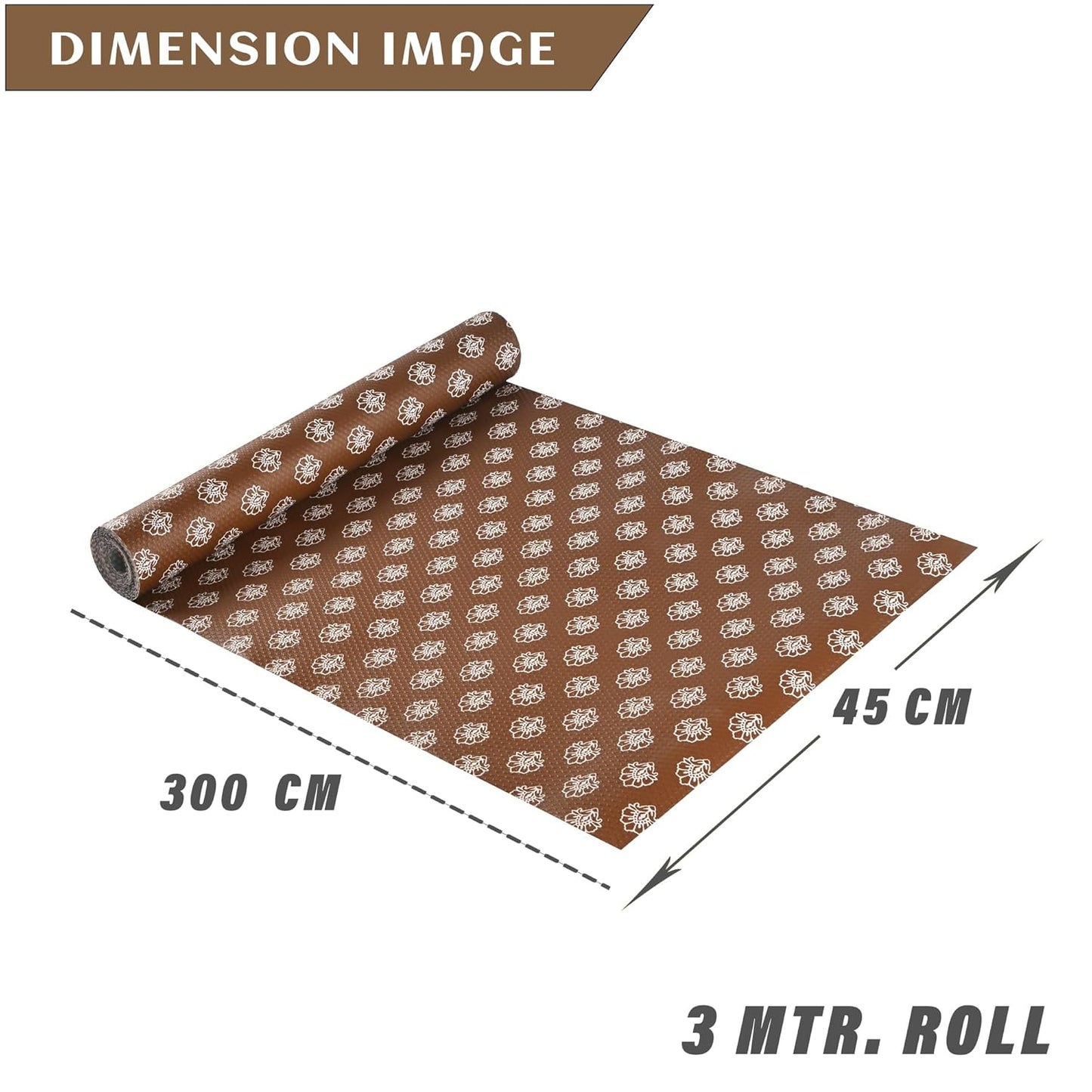 Premium Anti-Slip Shelf & Drawer Liner – Easy Roll & Space Saving Design