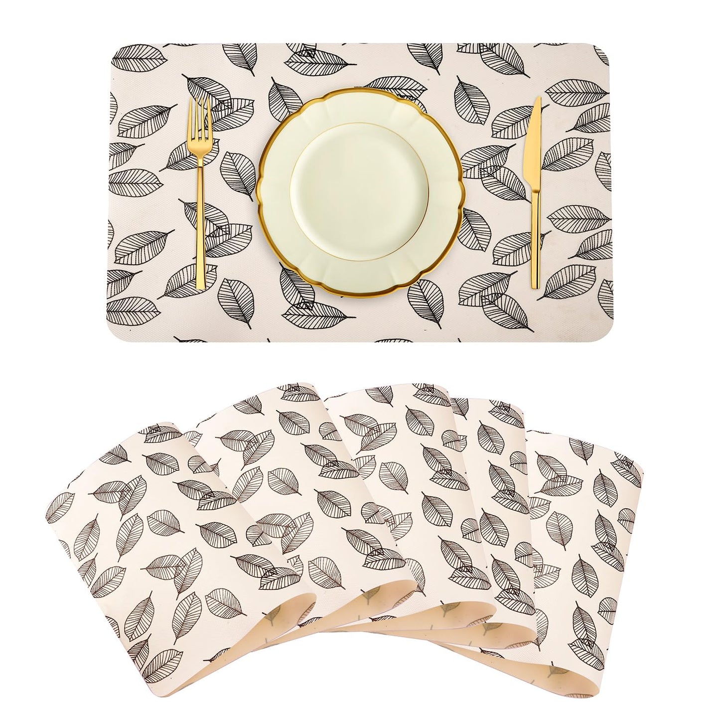 Premium Quality Washable Dining Table Mats for Home & Kitchen
