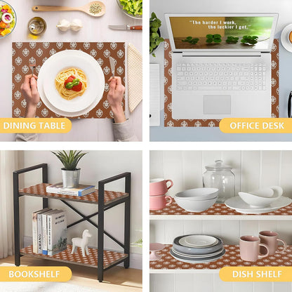 Premium Anti-Slip Shelf & Drawer Liner – Easy Roll & Space Saving Design