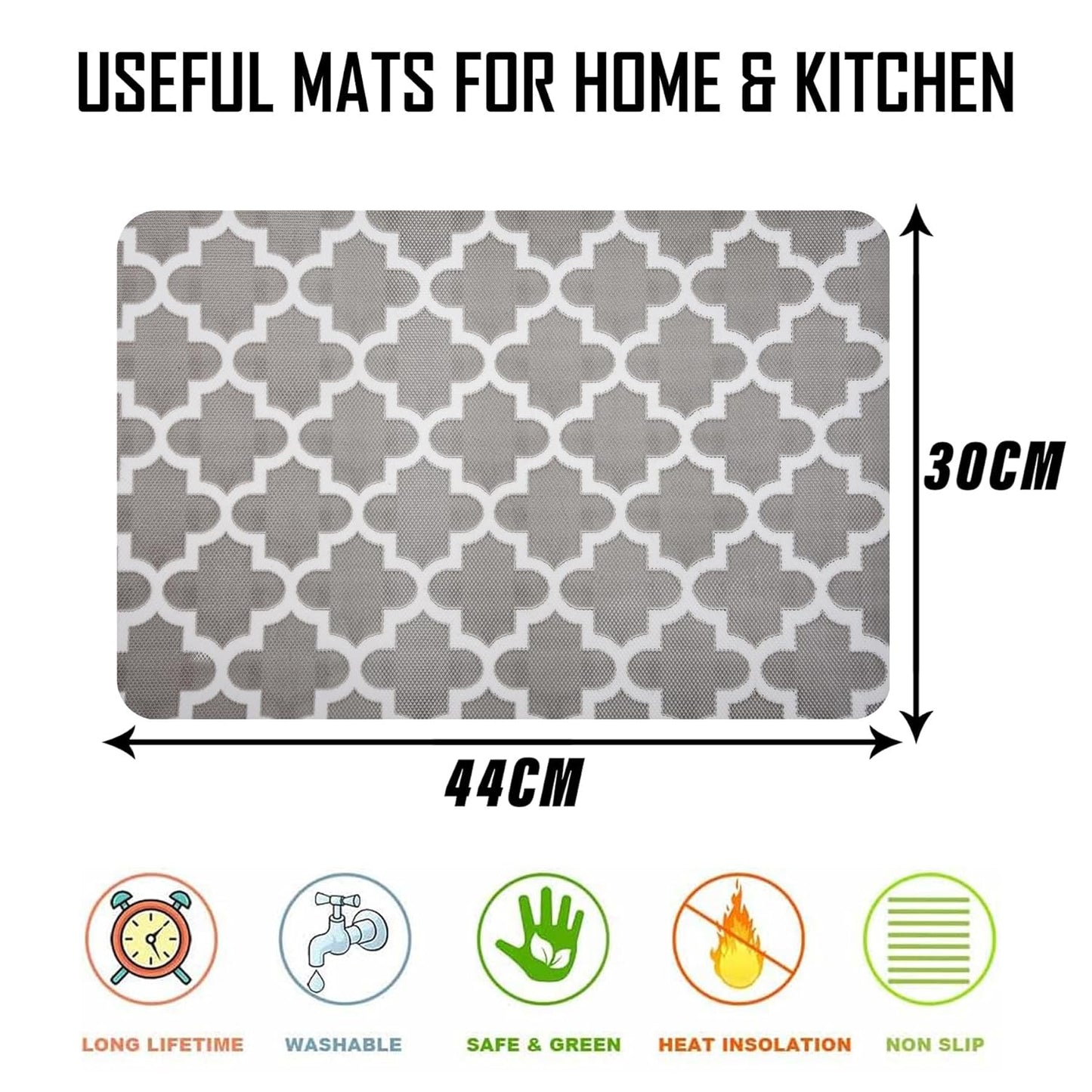 Premium Quality Washable Dining Table Mats for Home & Kitchen