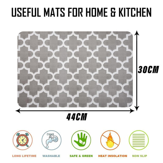 Premium Quality Washable Dining Table Mats for Home & Kitchen