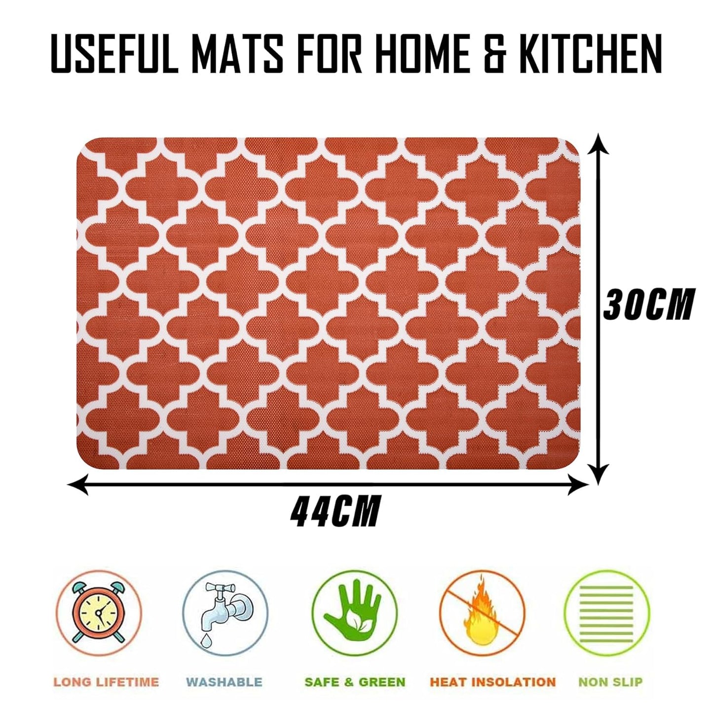 Premium Quality Washable Dining Table Mats for Home & Kitchen