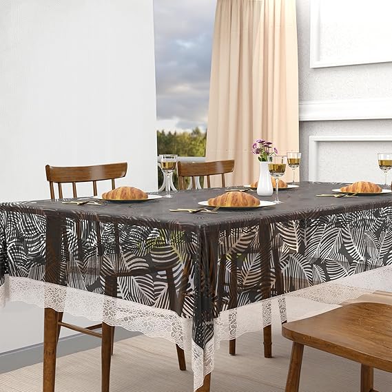 Black Leaf Jio Table Cover