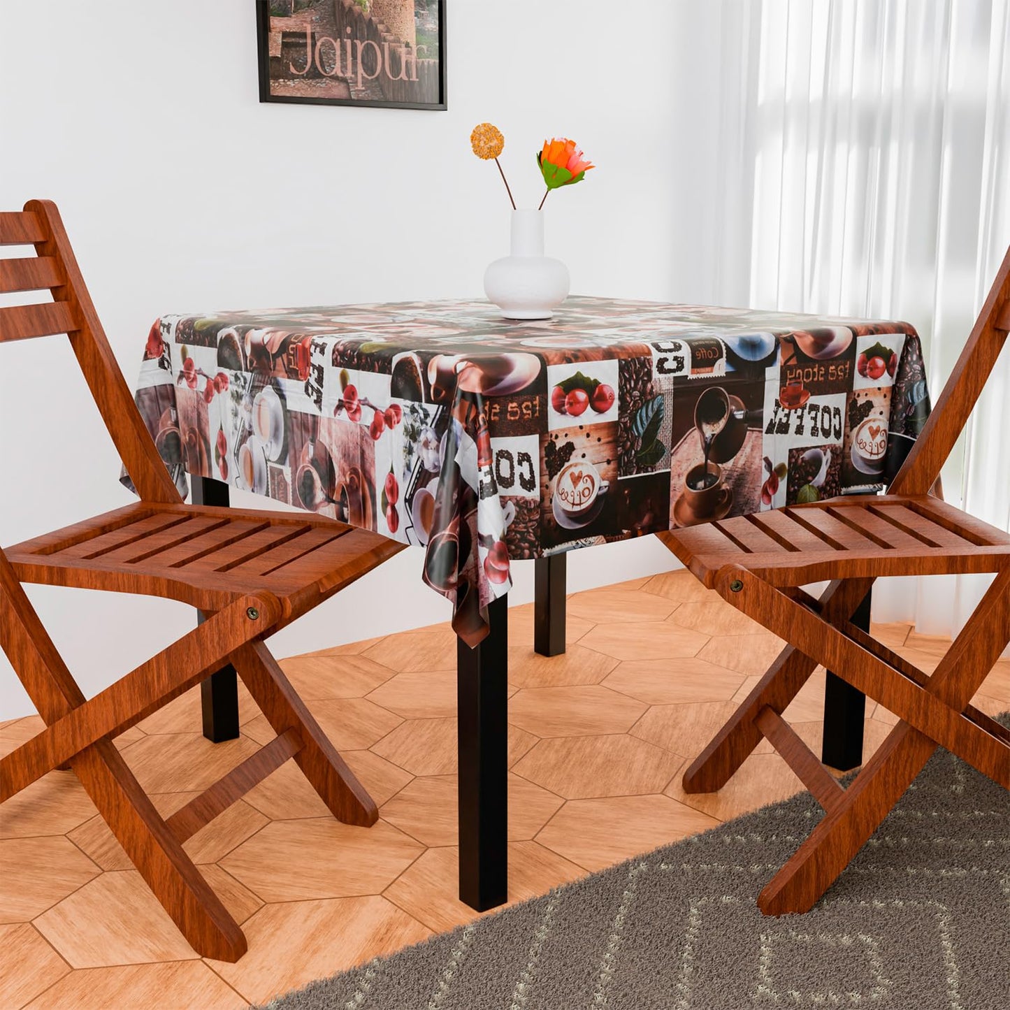 REVERSABLE Stylish Dining Table Cover with Premium Finish