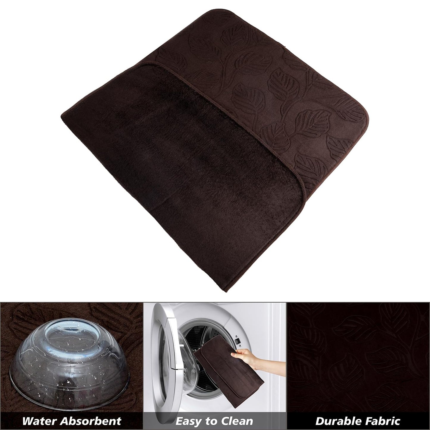LuxeVelvet Dish Drying Mat