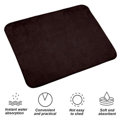 LuxeVelvet Dish Drying Mat