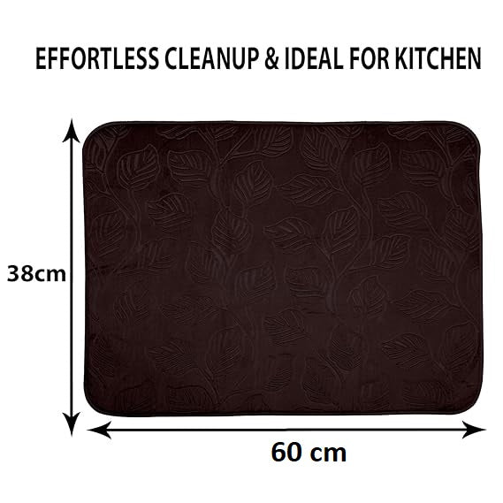 LuxeVelvet Dish Drying Mat