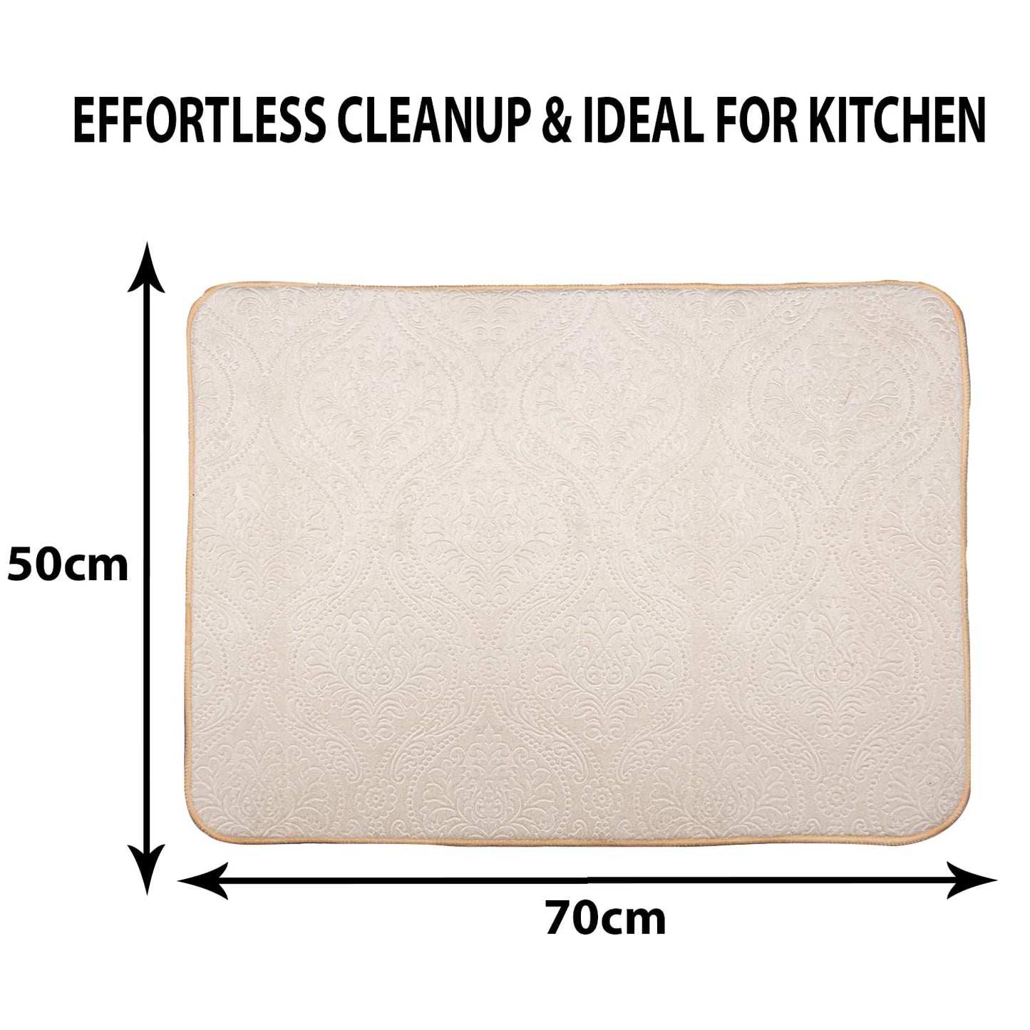 LuxeVelvet Dish Drying Mat
