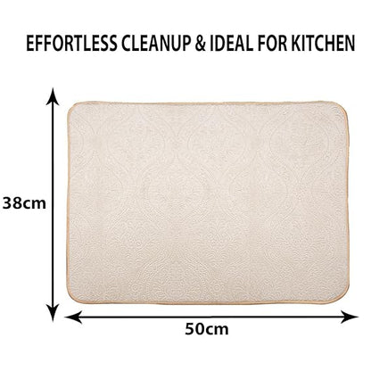 LuxeVelvet Dish Drying Mat