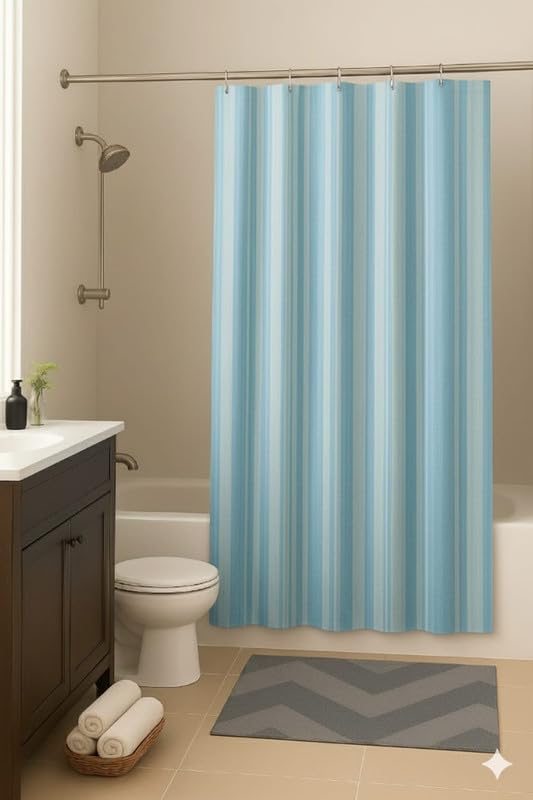 Elegant Mint Green Shower Curtain