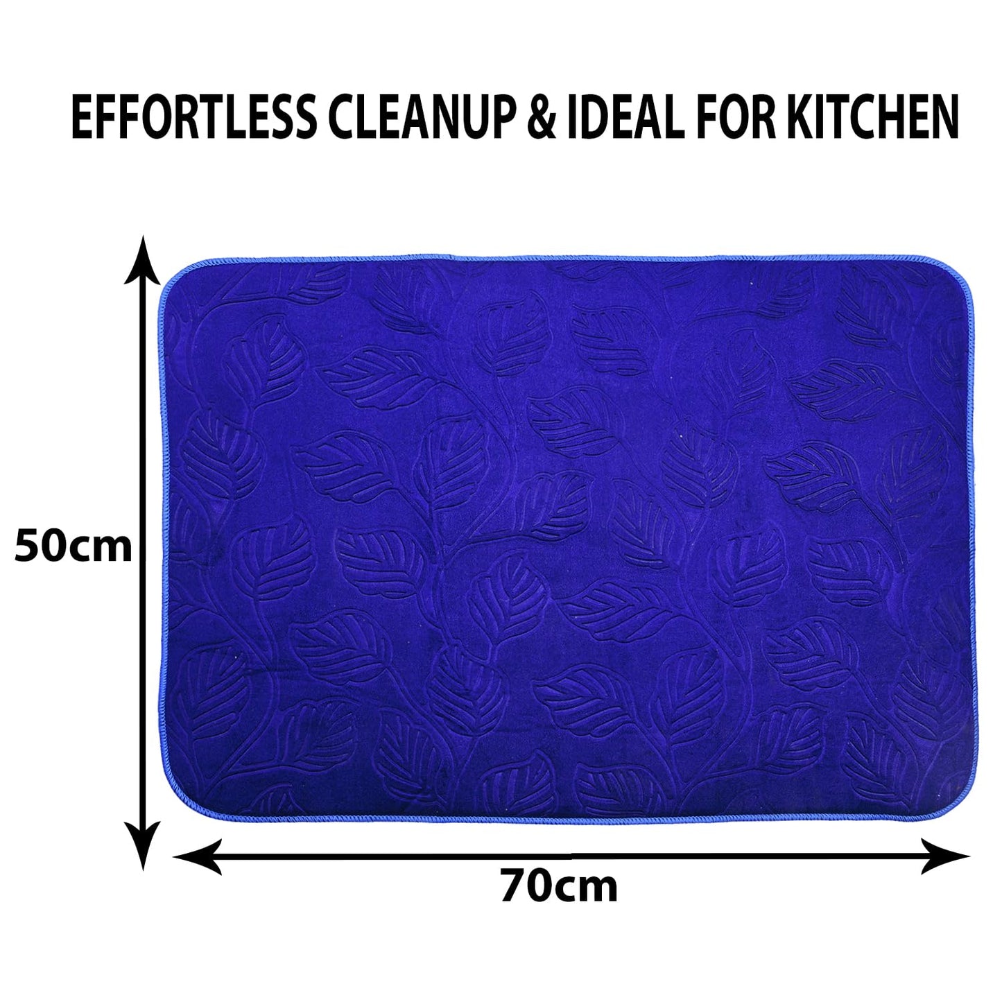 LuxeVelvet Dish Drying Mat
