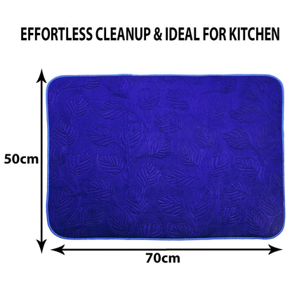 LuxeVelvet Dish Drying Mat
