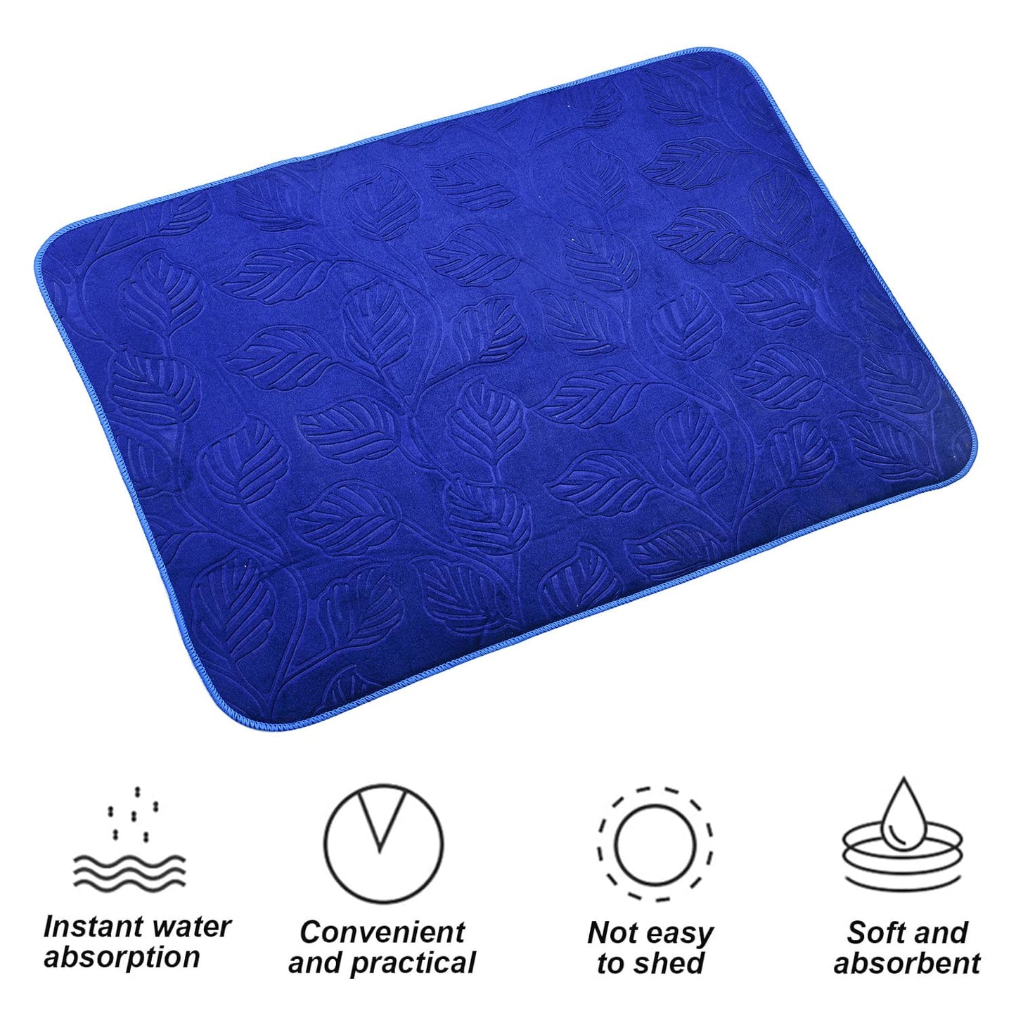 LuxeVelvet Dish Drying Mat