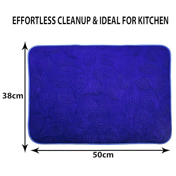 LuxeVelvet Dish Drying Mat