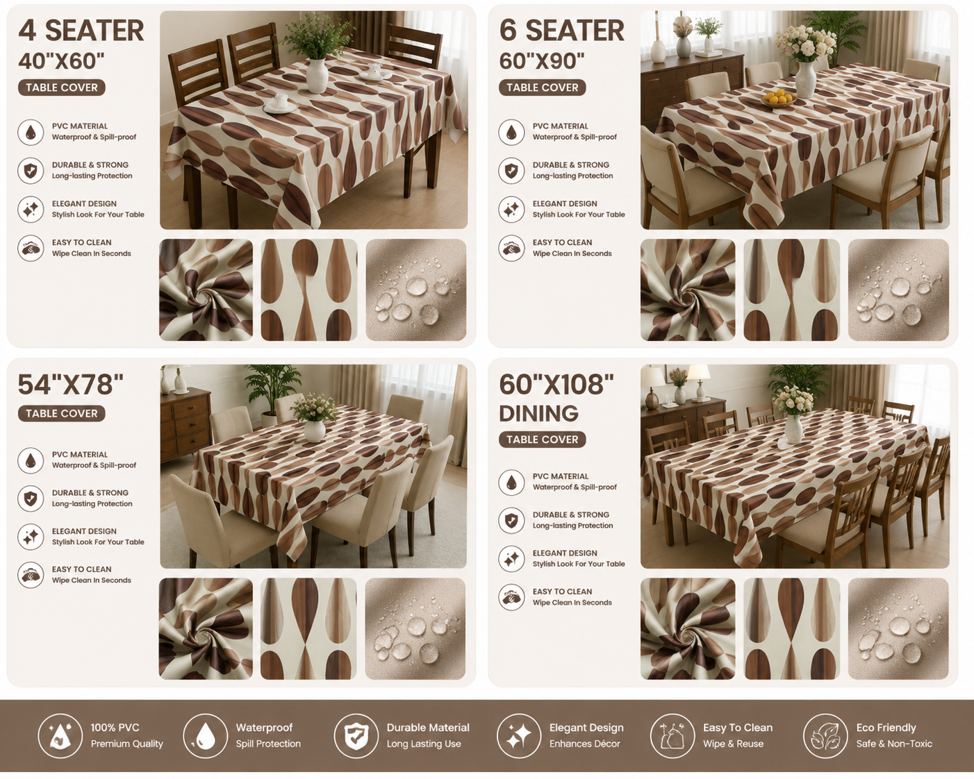 Triangle Jio Table Cover