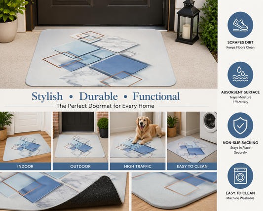 Premium Non-Slip Door Mat – Stylish, Durable & Super Absorbent Floor Mat for Indoor & Outdoor Use