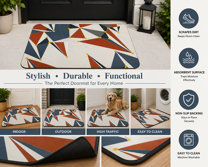 Premium Non-Slip Door Mat – Stylish, Durable & Super Absorbent Floor Mat for Indoor & Outdoor Use