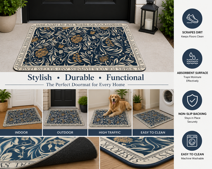 Premium Non-Slip Door Mat – Stylish, Durable & Super Absorbent Floor Mat for Indoor & Outdoor Use