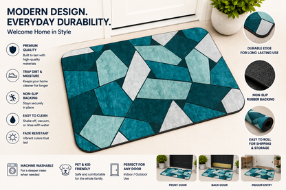 Premium Non-Slip Door Mat – Stylish, Durable & Super Absorbent Floor Mat for Indoor & Outdoor Use