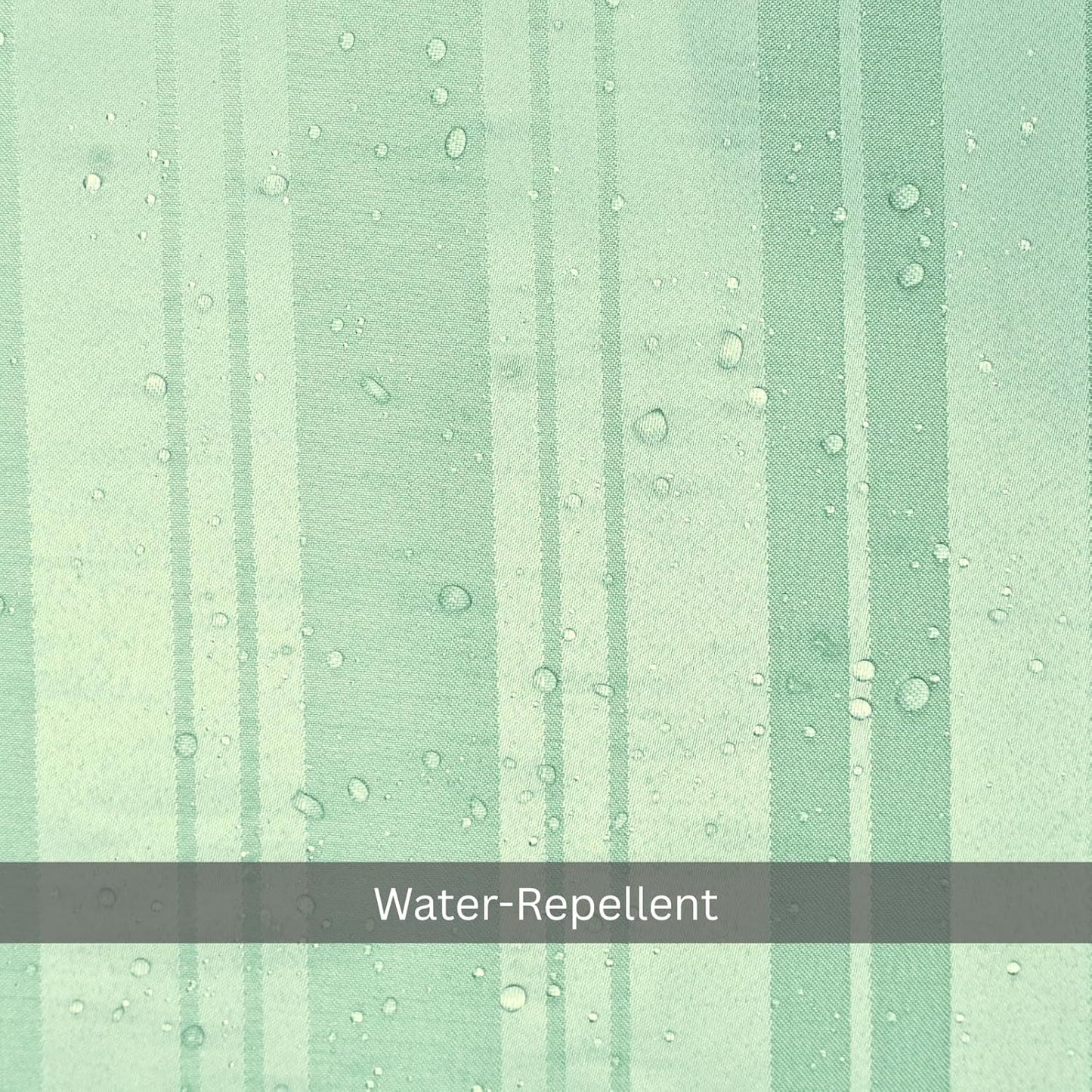 Green Waterproof Shower Curtain
