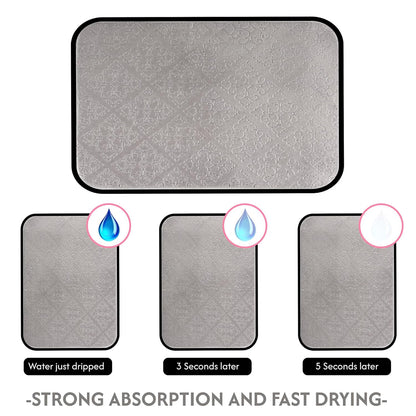 LuxeVelvet Dish Drying Mat
