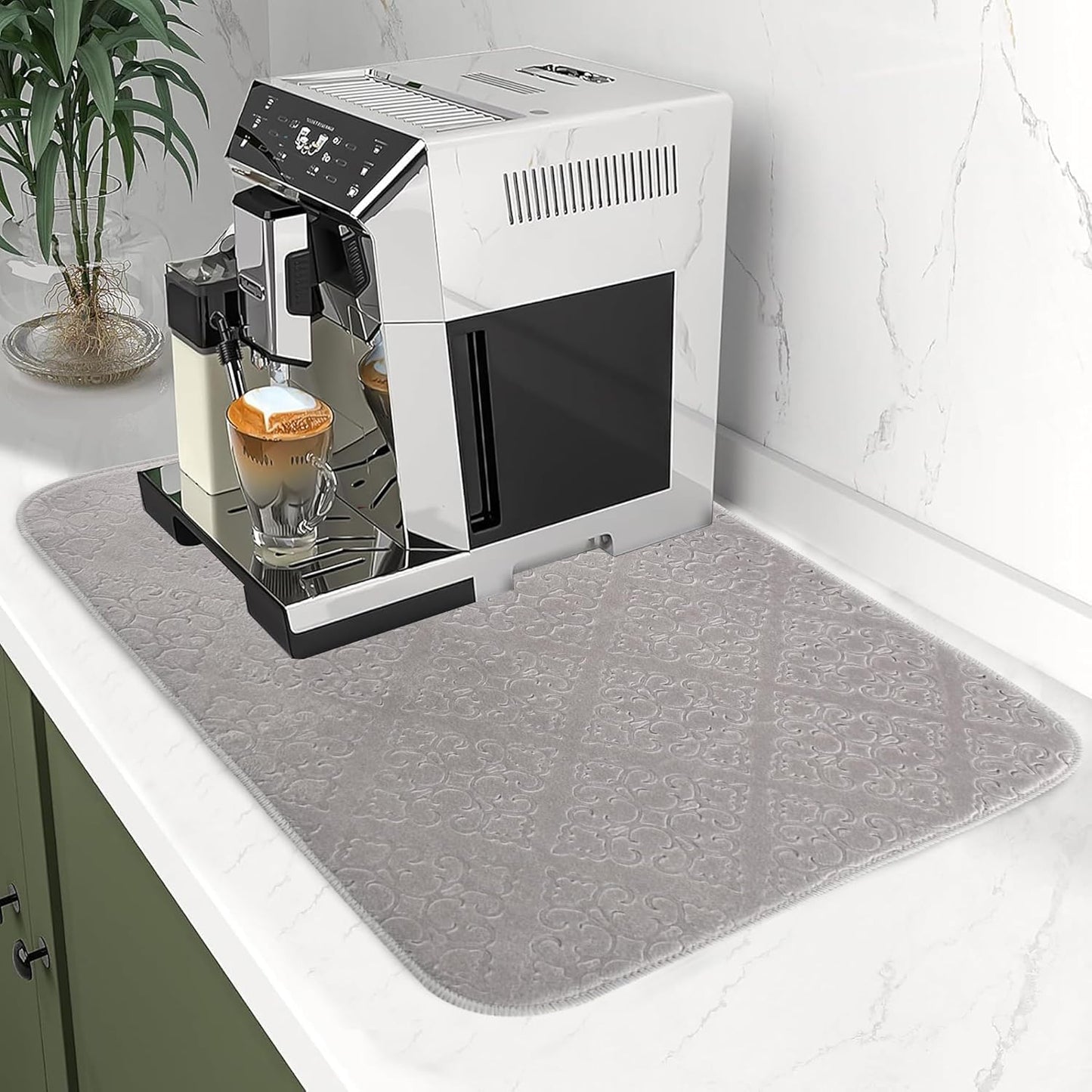 LuxeVelvet Dish Drying Mat