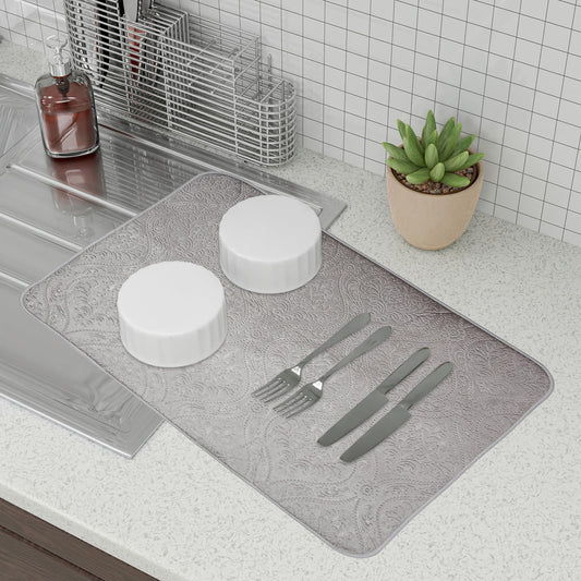 LuxeVelvet Dish Drying Mat