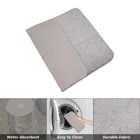 LuxeVelvet Dish Drying Mat