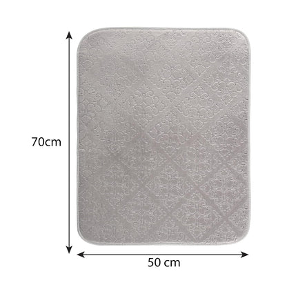 LuxeVelvet Dish Drying Mat